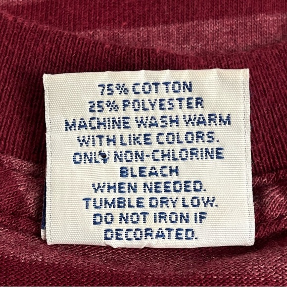 Vintage Alcatraz Tee Shirt Psycho Ward Outpatient Embroidered Striped Red Large - Picture 5 of 5